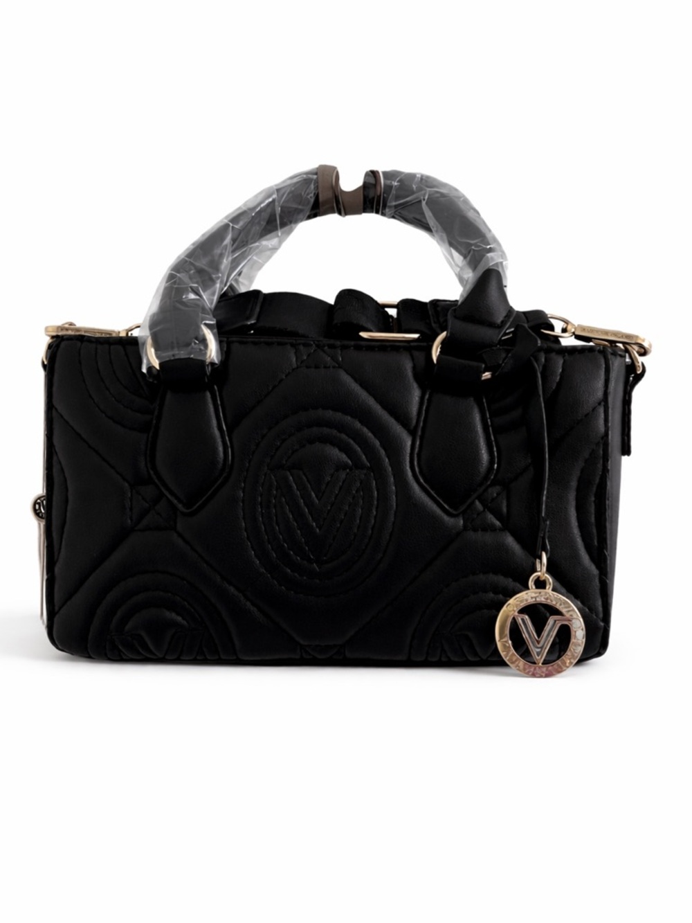 Valentino Orlandi Black Quilted Purse